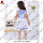 Boutique remake little girl puffy cotton dress